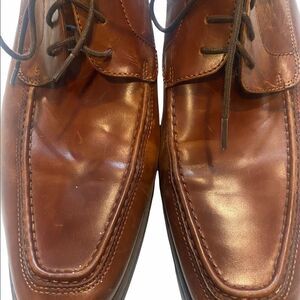 Kenneth Cole Mens Star Walk-ers   Oxford Dress Shoe Cognac Brown  Size 10.5 M
